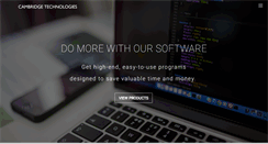 Desktop Screenshot of cambridge-tech.com