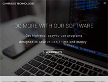 Tablet Screenshot of cambridge-tech.com